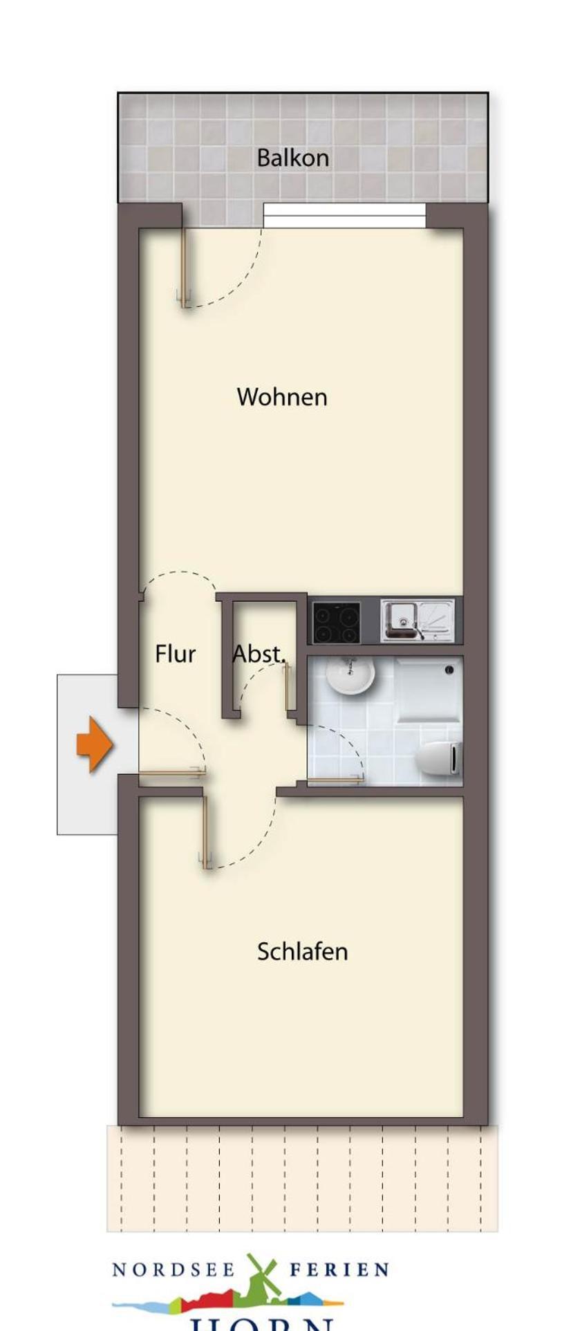 Meeresruhe Dornumersiel Buitenkant foto